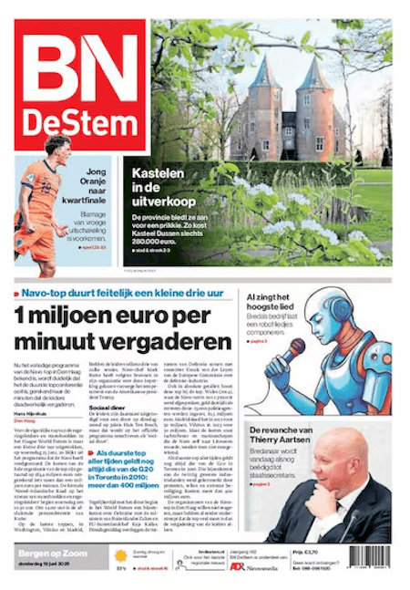 BN DeStem krant