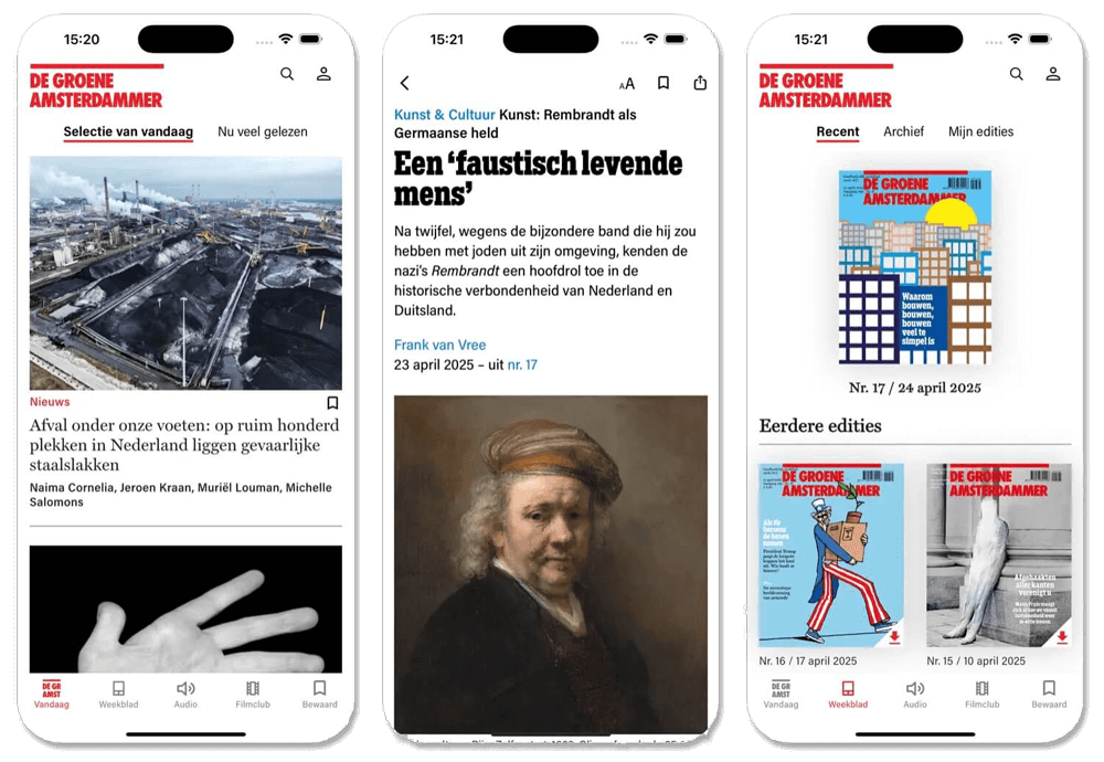 De Groene Amsterdammer digitaal lezen